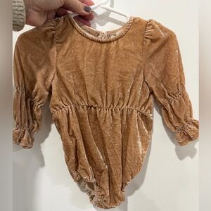 Noralee Velvet Tan Kids One Piece